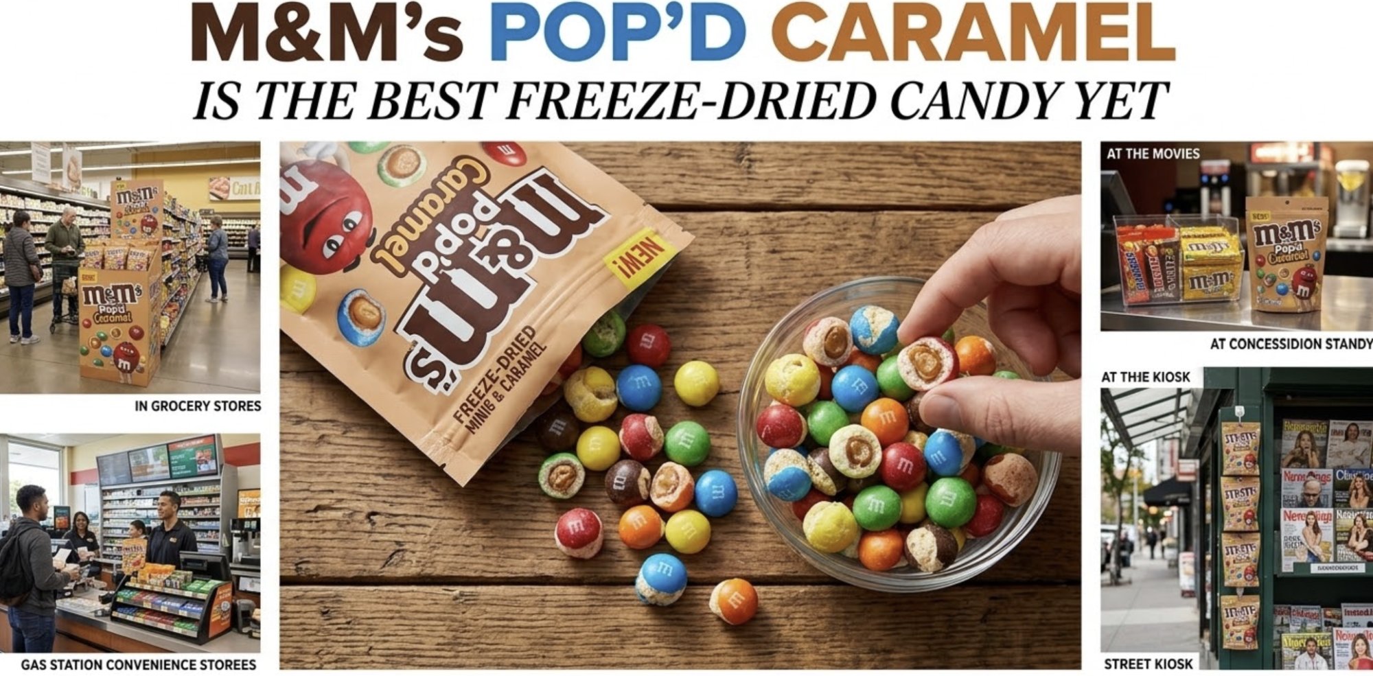 M&M's Pop'd Caramel Is the Best Freeze-Dried Candy